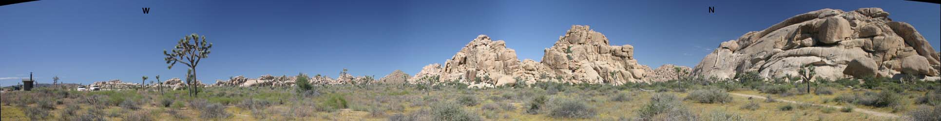 Erosion caused the monzogranite rock to be exposed after millions of years. Today these rock formations are a favorite spot for rock climbers.