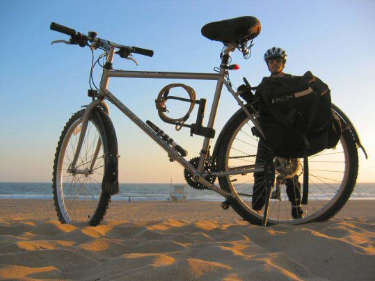 Khurram's Touring Bicycle on El Segundo Beach, California