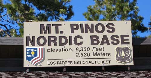 Close-up of sign on roof of Nordic Base Station.