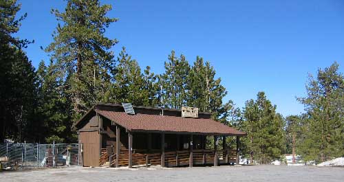 The Nordic Base station and camping area at 8,300 feet