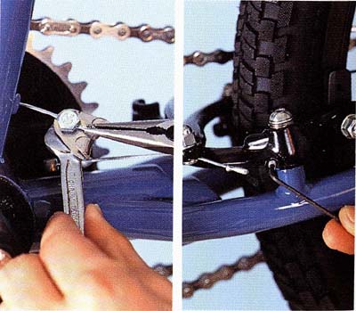 Adjusting a BMX U-brake