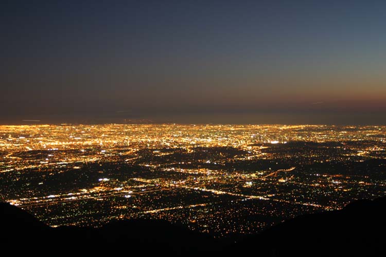 1st frame: Night: Los Angeles